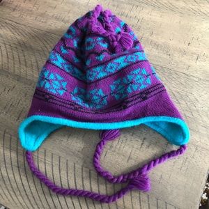 3/$15 Vintage Maureen of the mews center Conway NH purple and teal winter ski